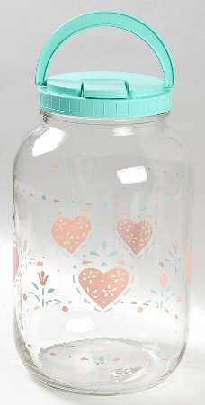 Forever Yours (Corelle) Glassware Sun Tea Jar & Plastic Lid