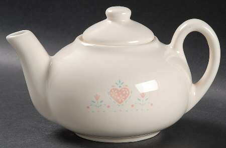 Forever Yours (Corelle) Individual Teapot & Lid