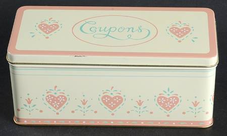 Forever Yours (Corelle) Coupon Tin & Lid