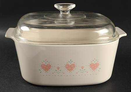 Forever Yours (Corelle) 5 Quart Square Casserole with Lid