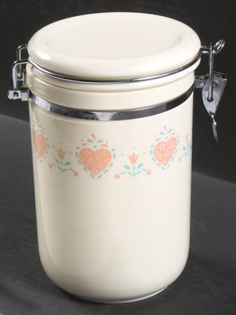 Forever Yours (Corelle) Large Acrylic Storage Jar & Lid