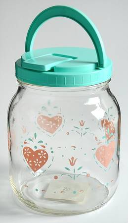 Forever Yours (Corelle) Glassware Sun Tea Jar & Plastic Lid