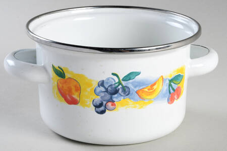Fruit Basket (Corelle) 1.25 Quart Metal Covered Casserole No Lid