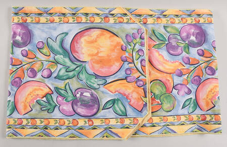 Fruit Basket (Corelle) 12" X 67" Cloth Table Runner