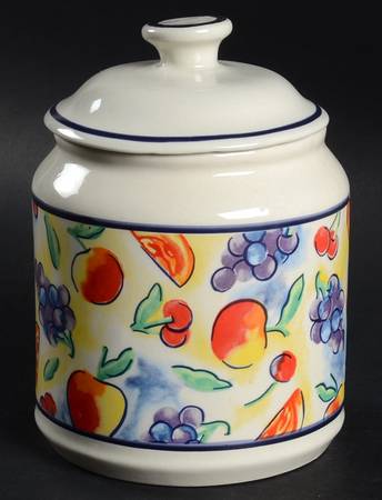 Fruit Basket (Corelle) Large Canister & Lid