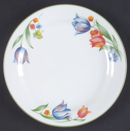 Fresh Cut (Green Trim, Corelle) Salad Plate