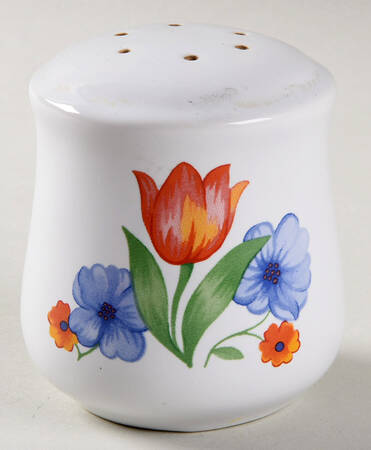 Fresh Cut (Green Trim, Corelle) Pepper Shaker