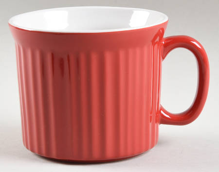 French White Mug No Vented Plastic Lid