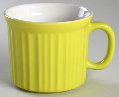 French White Mug No Vented Plastic Lid