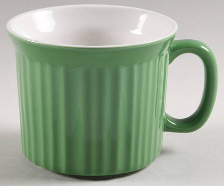 French White Mug No Vented Plastic Lid