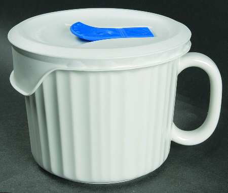 French White Mug & Vented Plastic Lid