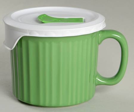 French White Mug & Vented Plastic Lid