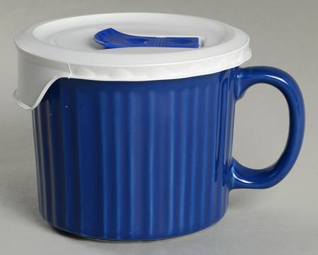 French White Mug & Vented Plastic Lid