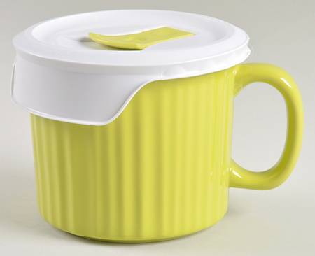 French White Mug & Vented Plastic Lid