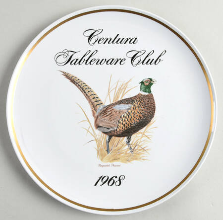 Game Birds (Gold Band) Collector Plate