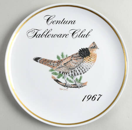 Game Birds (Gold Band) Collector Plate