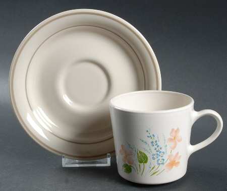 Glenora Flat Cup & Saucer Set