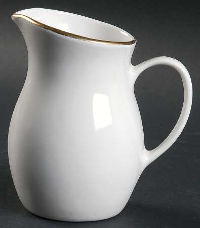 Gold Band (Coupe) Creamer