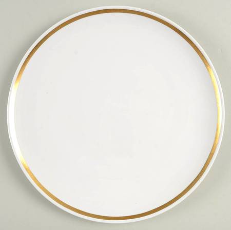 Gold Band (Coupe) Dinner Plate