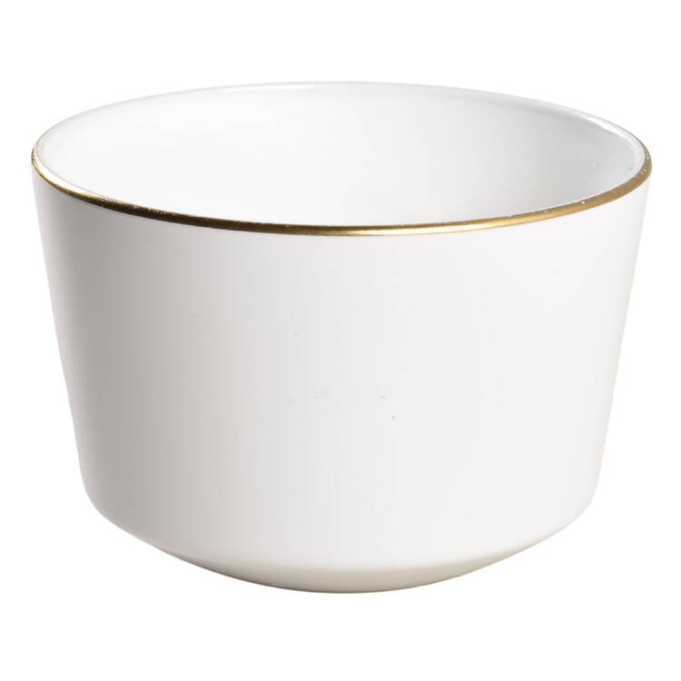Gold Edge (Rim) Sugar Bowl No Lid