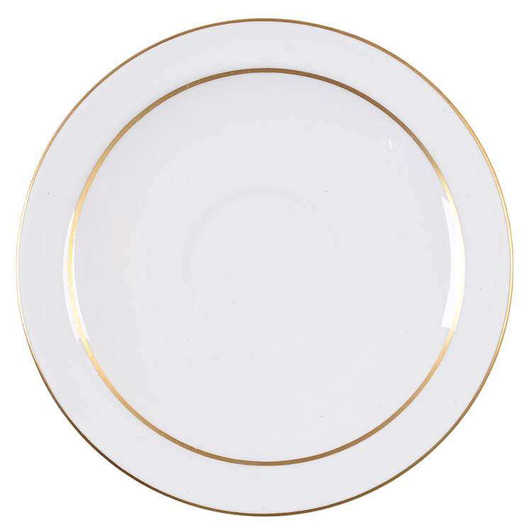 Gold Edge (Rim) Saucer