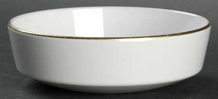 Gold Edge (Rim) Fruit/Dessert (Sauce) Bowl