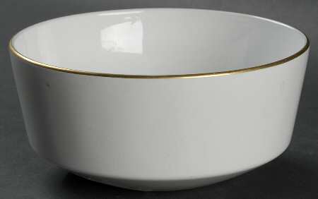 Gold Edge (Rim) Coupe Soup Bowl
