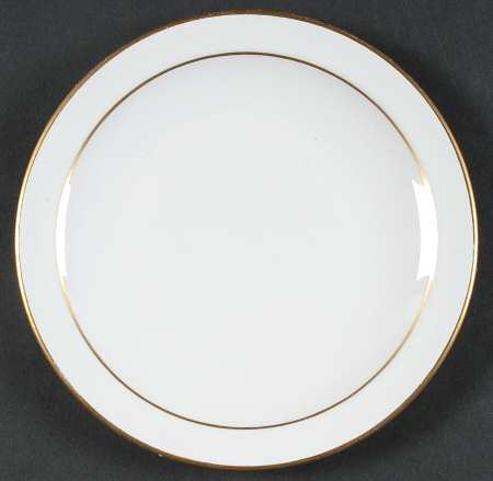 Gold Edge (Rim) Bread & Butter Plate