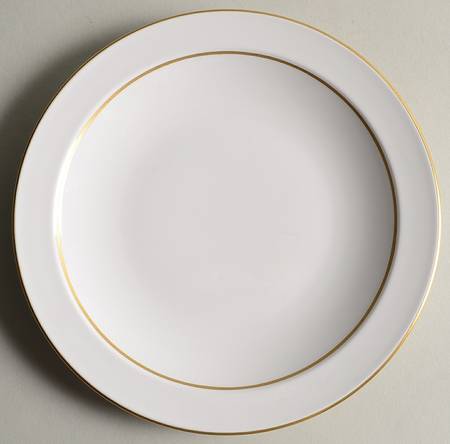 Gold Edge (Rim) Salad Plate