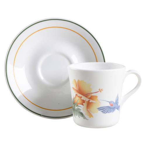 Flat Cup & Saucer Set