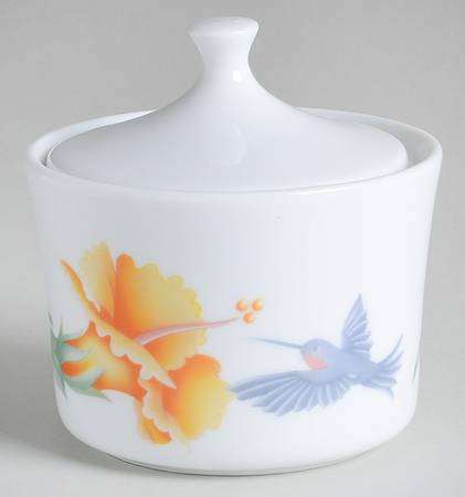 Hummingbird (Corelle) Sugar Bowl & Lid