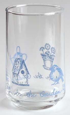 In The Garden (Corelle) 6 Oz Glassware Juice by Corning Corelle