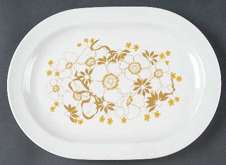 Laurel 12" Oval Serving Platter