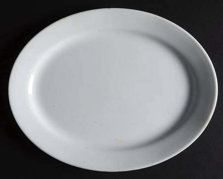 Misty White (Corelle) 11" Oval Serving Platter