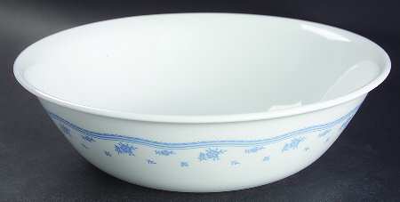 Morning Blue (Corelle) 8" Round Vegetable Bowl