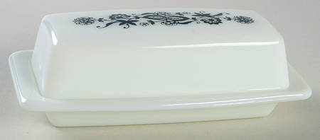 Old Town Blue (Corelle) 1/4 Lb Covered Butter