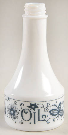 Old Town Blue (Corelle) Oil Cruet/Shaker No Plastic Lid