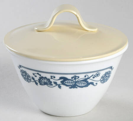 Old Town Blue (Corelle) Sugar Bowl & Lid
