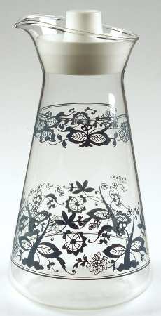 Old Town Blue (Corelle) Glassware Carafe with Lid
