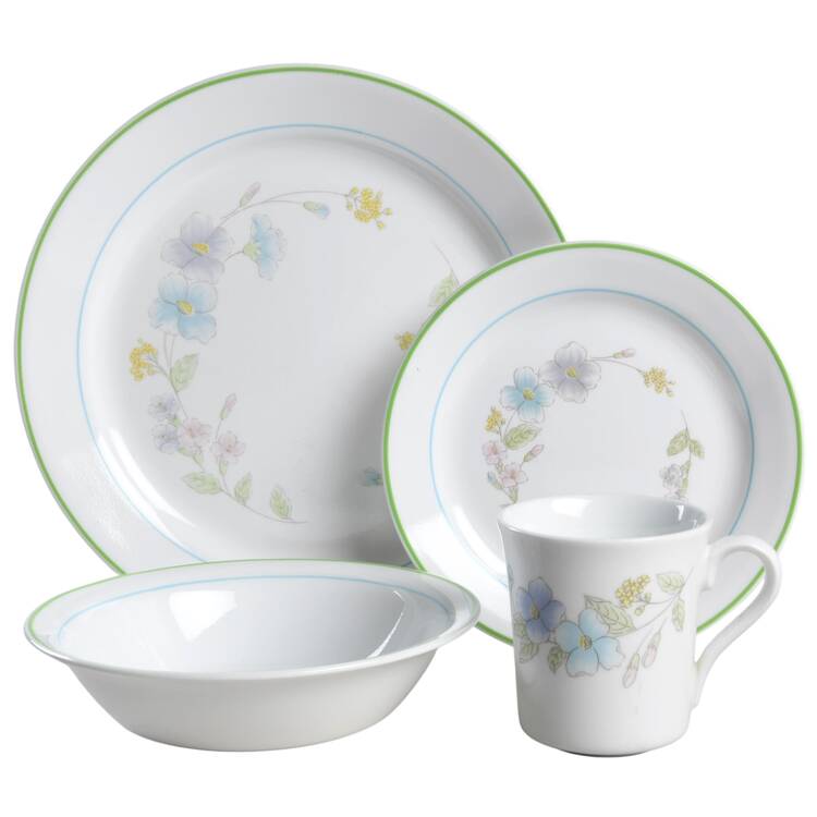Pastel Bouquet (Corelle) 4 Piece Place Setting