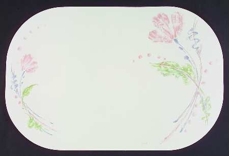Pastel Ballet (Corelle) Reversible Plastic Foam Place Mat