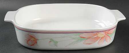 Peony 2.5 Quart Square Casserole No Lid