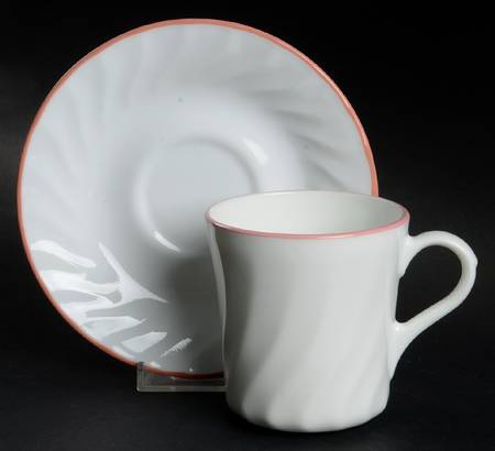Peony Flat Cup & Saucer Set