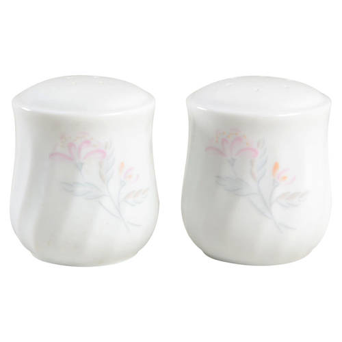 Pink Trio (Corelle) Salt & Pepper Set