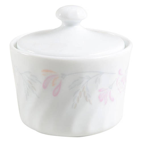 Pink Trio (Corelle) Sugar Bowl & Lid