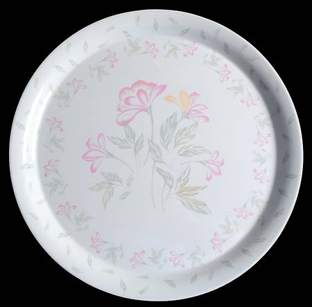 Pink Trio (Corelle) 14" Round Melamine Tray