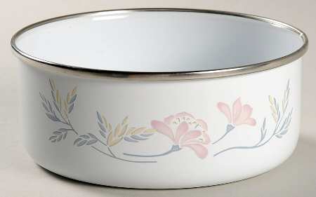 Pink Trio (Corelle) 5" Metal Bowl