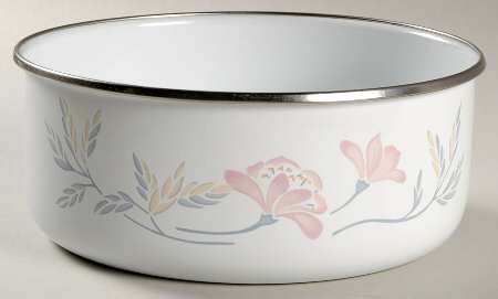 Pink Trio (Corelle) 7" Metal Bowl