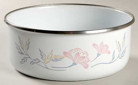 Pink Trio (Corelle) 6" Metal Bowl