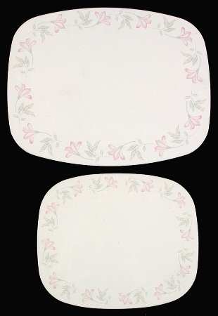 Pink Trio (Corelle) 2-Piece Stove and Counter Mat